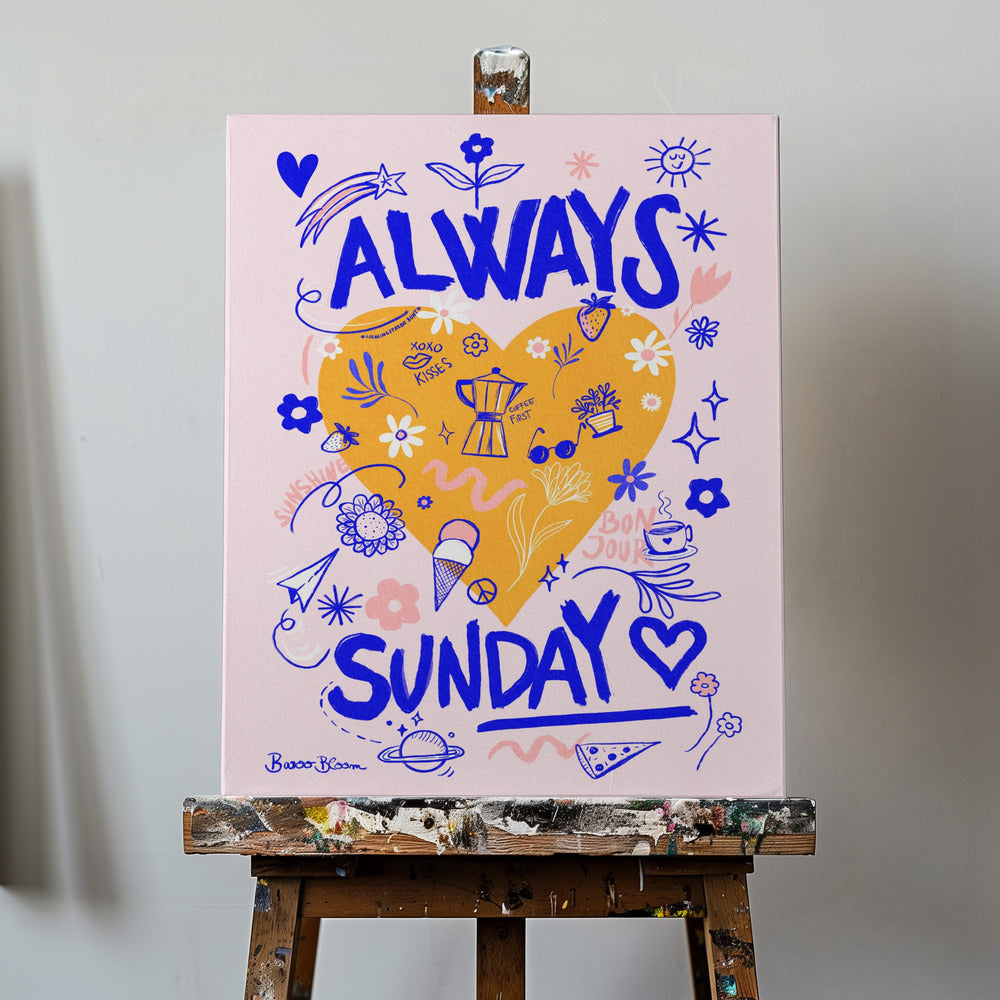 Aina sunnuntaina | Canvastaulut