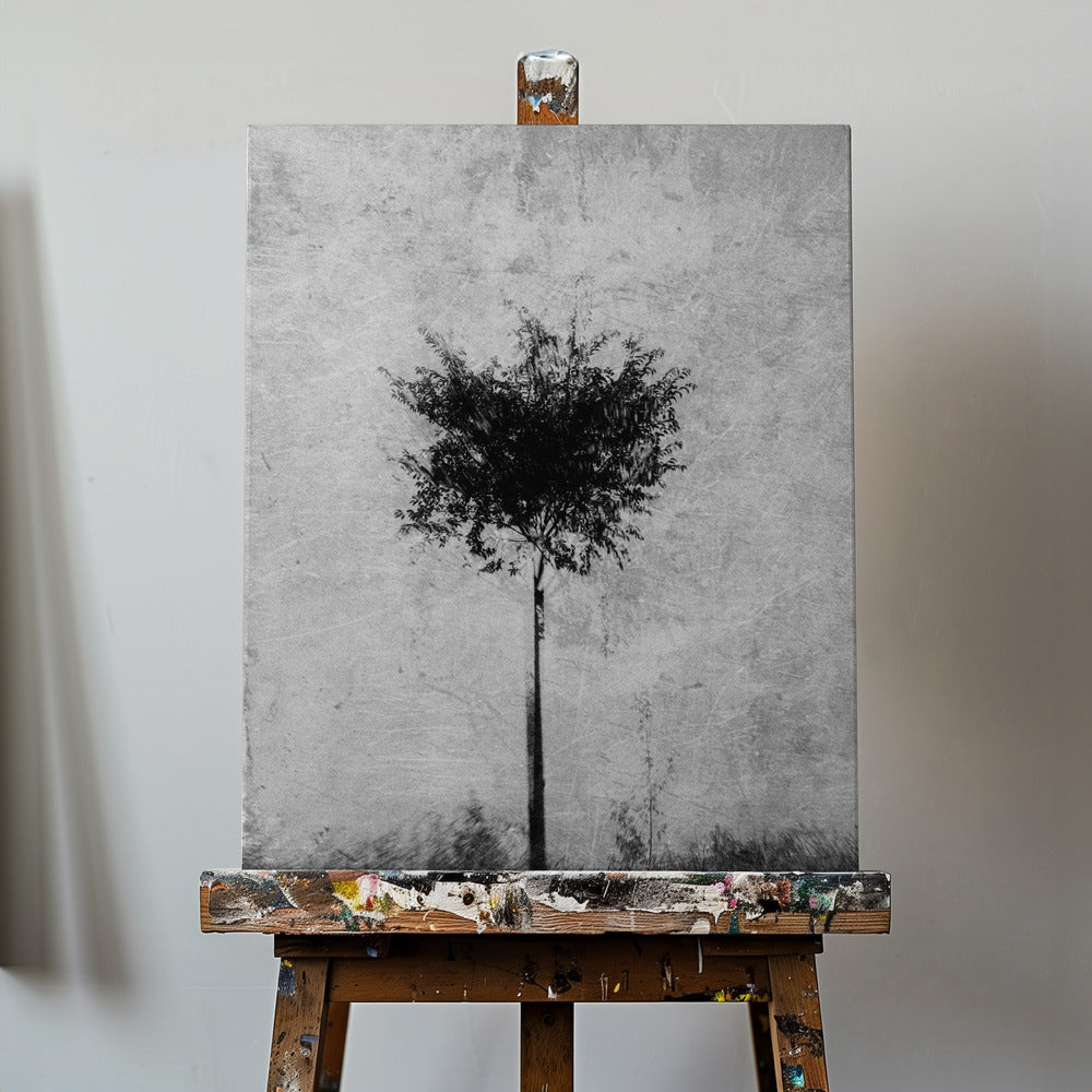 Puu mustavalkoisena | Canvastaulut