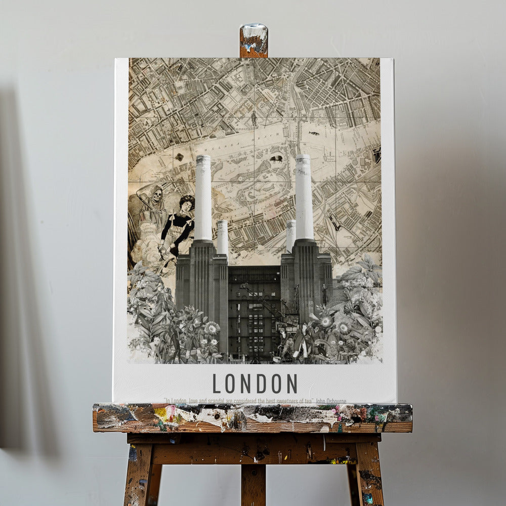 Lontoo Battersea (Kaupunkilomat) | Canvastaulut