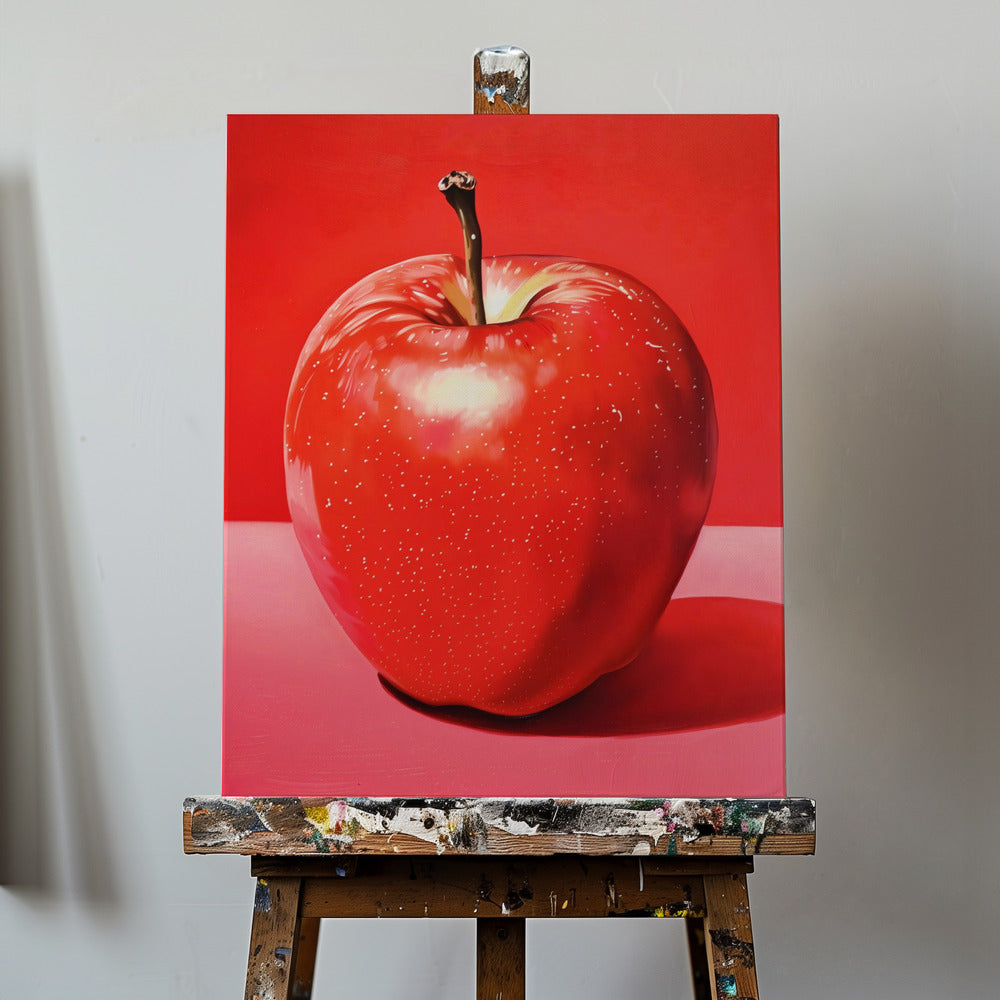 Roter Apfel | Leinwand