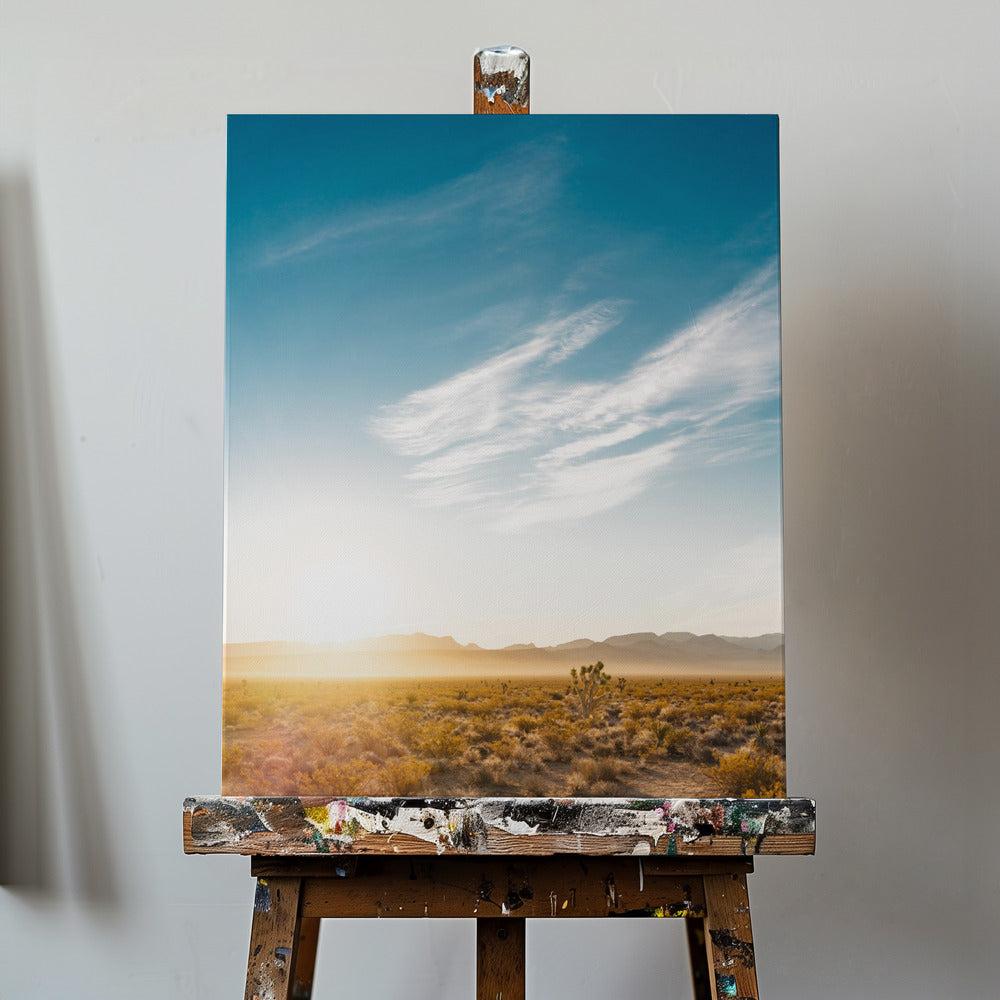 Wschód słońca na pustyni Nevada | Wydruki na łótnie