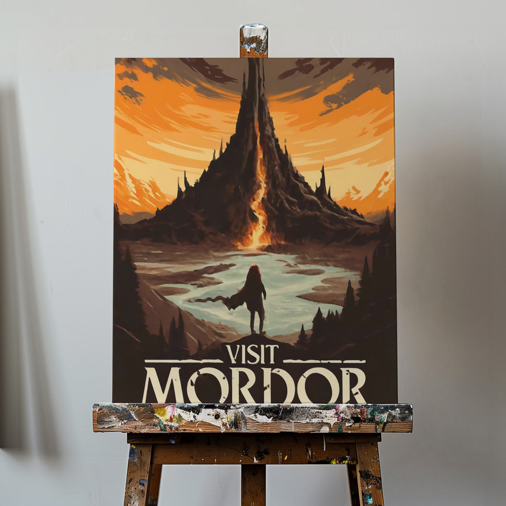 Visita Mordor | Impresiones en Lienzo