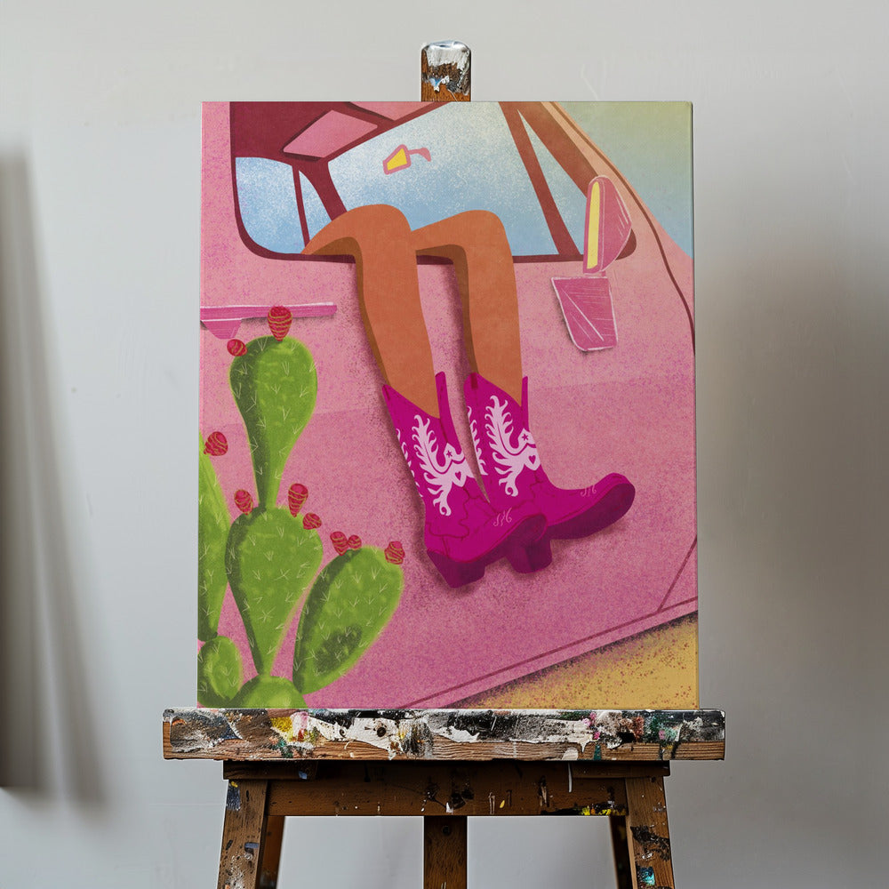 Vaquera Impresiones en Lienzo