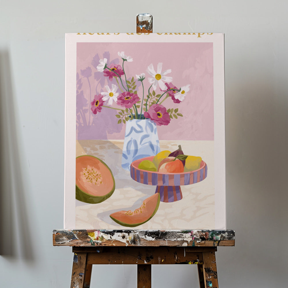 Fleur Des Champs - Rosa | Stampe su Tela