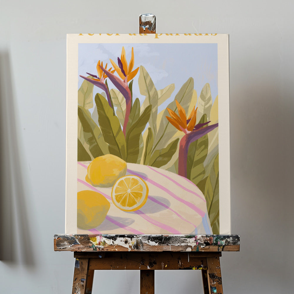 Rêver Au Paradis - Lemon | Canvas