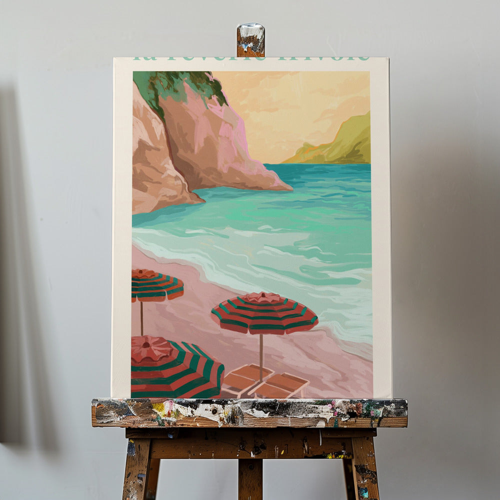 Die frivole Träumerei – Strand | Leinwand-Bilder