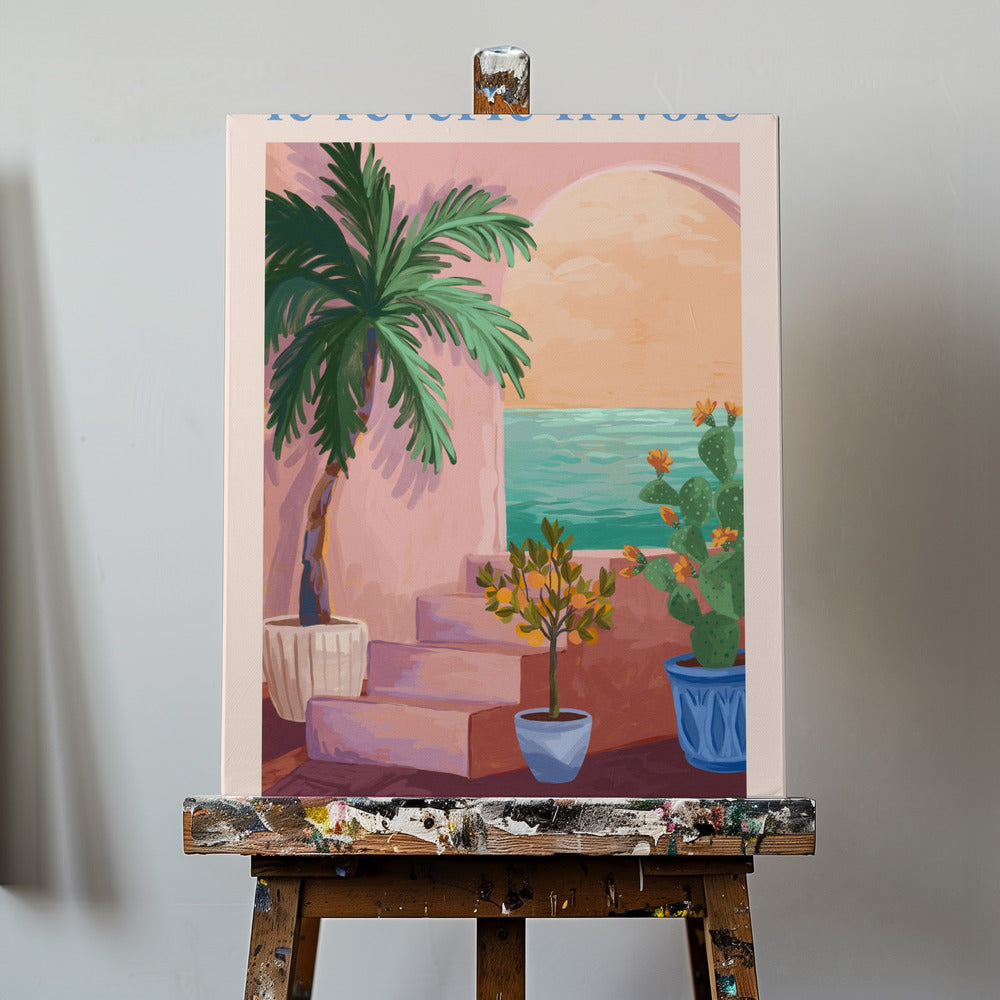 Die frivole Träumerei - Palm | Leinwand-Bilder