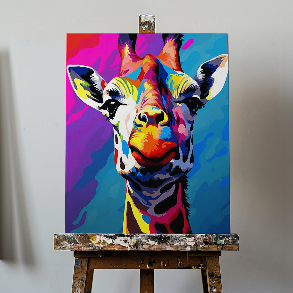 Giraffe Pop Art | Canvas