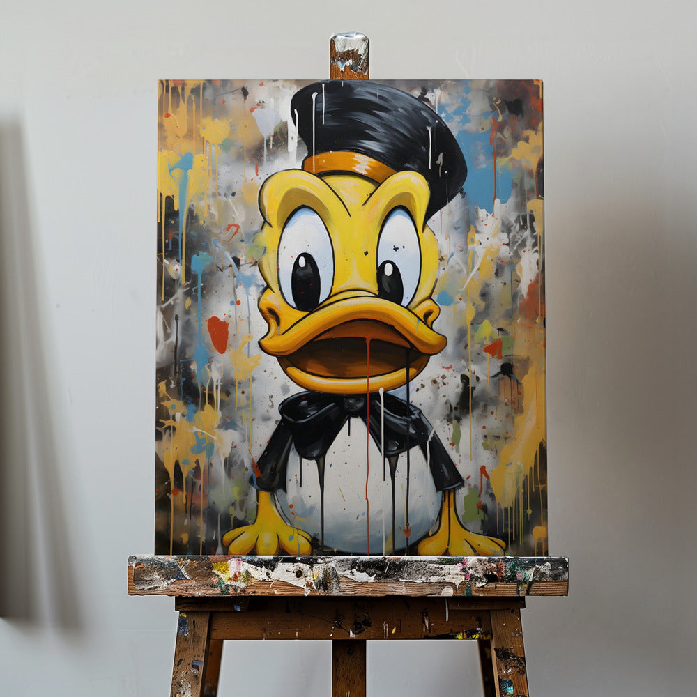 Pato de arte callejero | Impresiones en Lienzo