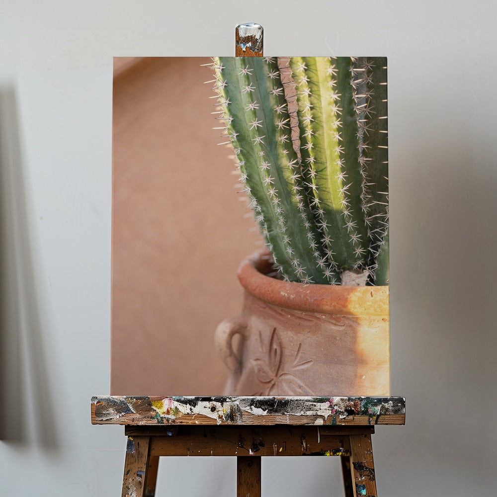 Grün auf Orange | Reisefotografie in Marrakesch | Leinwand-Bilder