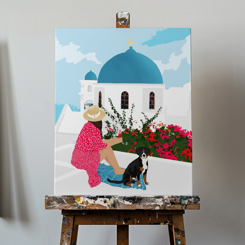 Kreikkalainen kotimatka | Canvastaulut