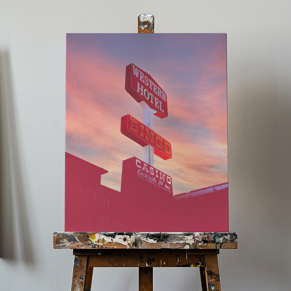 Hotel Las Vegas Western | Wydruki na łótnie