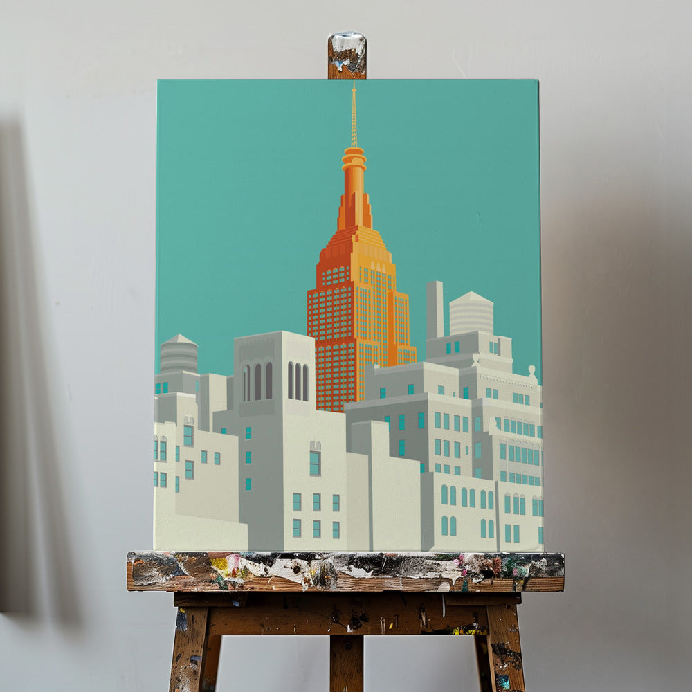 Widok na Nowy Jork z Highline | Wydruki na łótnie