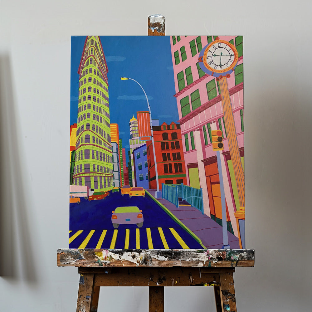 Budynek Flatiron | Wydruki na łótnie