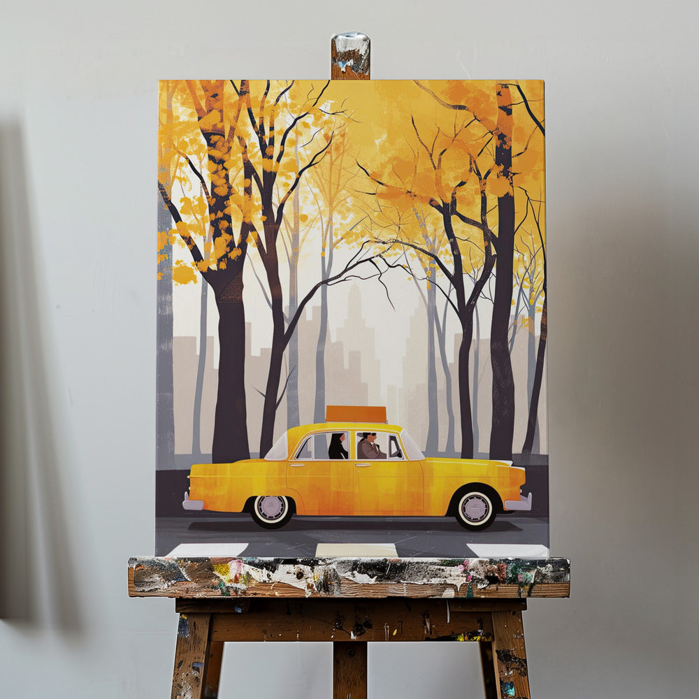 Nowojorski obraz cyfrowy akwarelowy (6) | Wydruki na łótnie