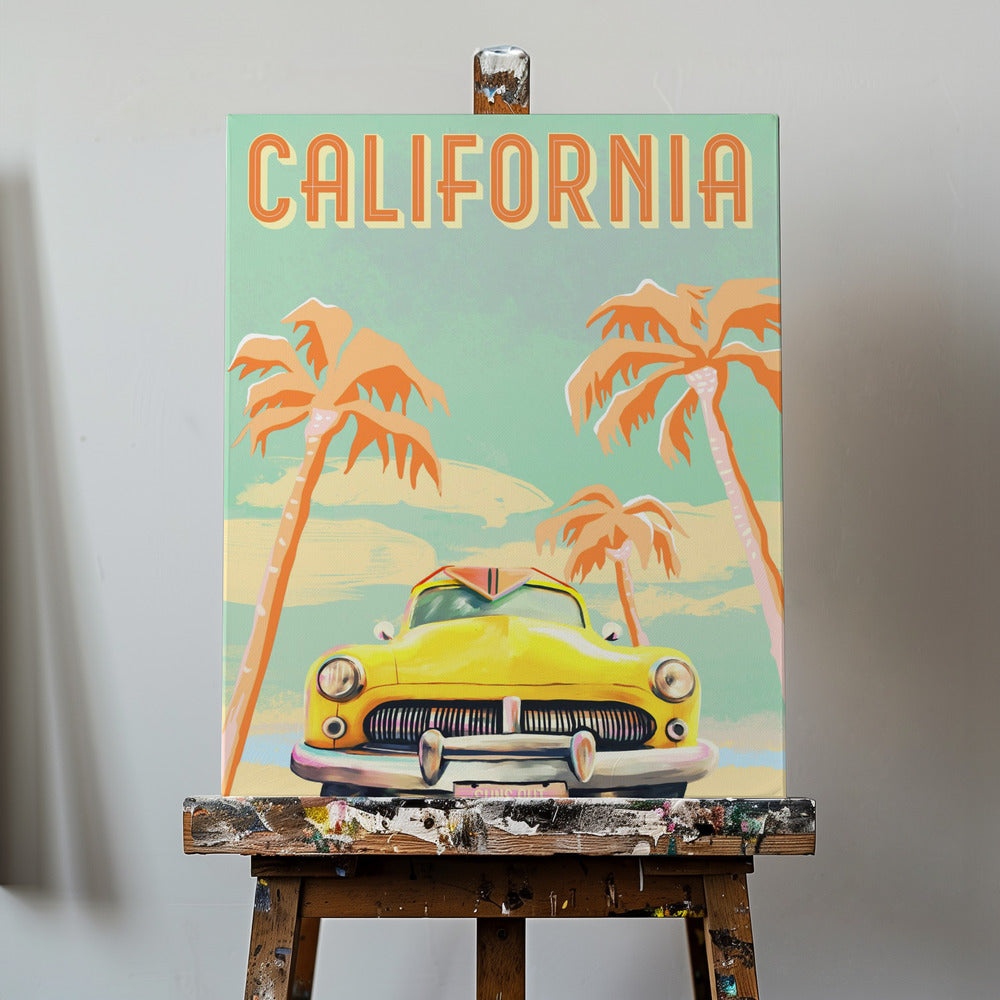Kalifornian surffaus Julisteet - Taidevedokset | Canvastaulut
