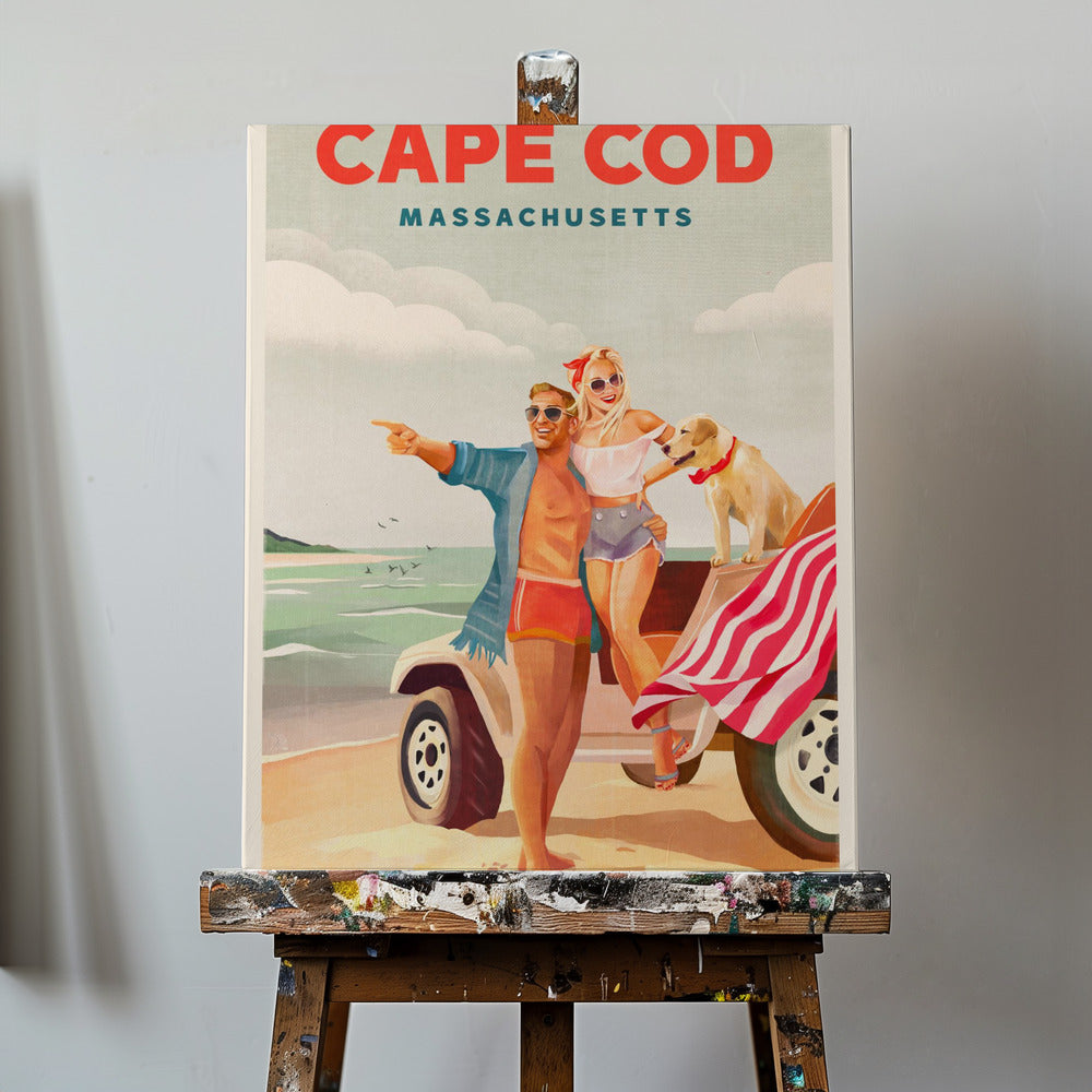 Cape Cod Massachusetts Summer Beach Art | Canvas