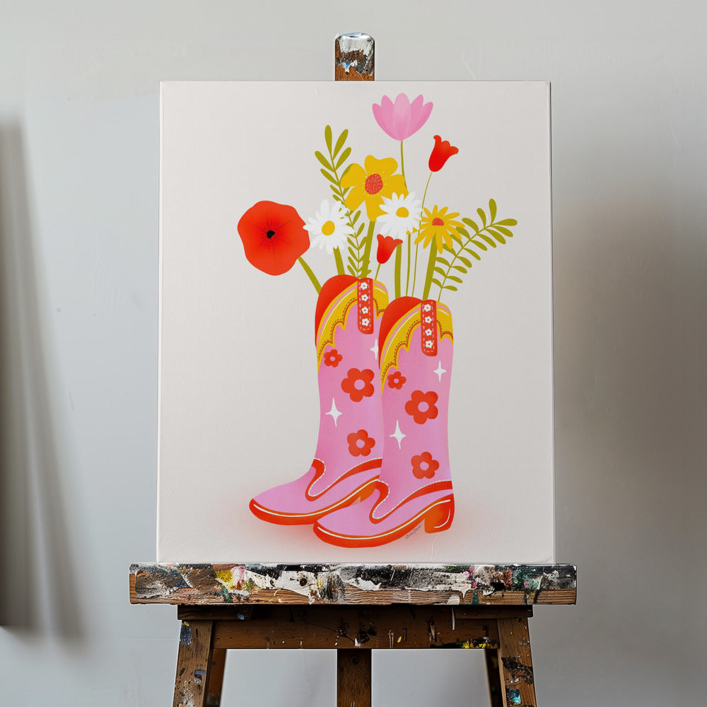 Cowgirl Boots | Canvas
