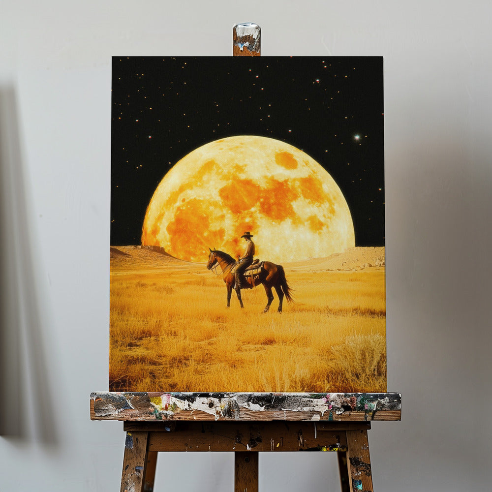 Lunar Cowboy | Canvas