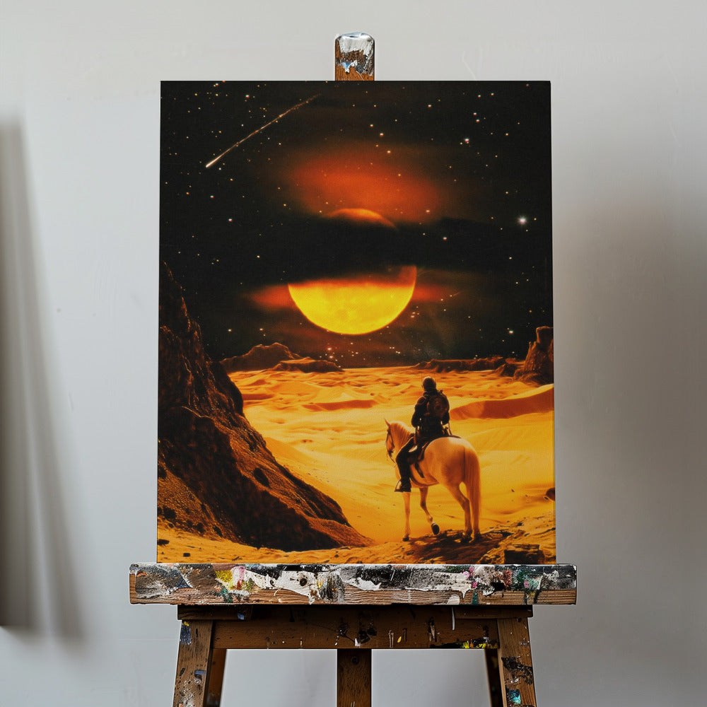Western Space Adventure | Canvas
