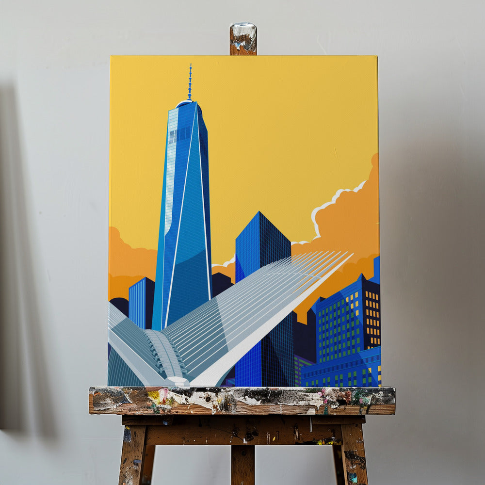 WTC i Oculus Nowy Jork | Wydruki na łótnie