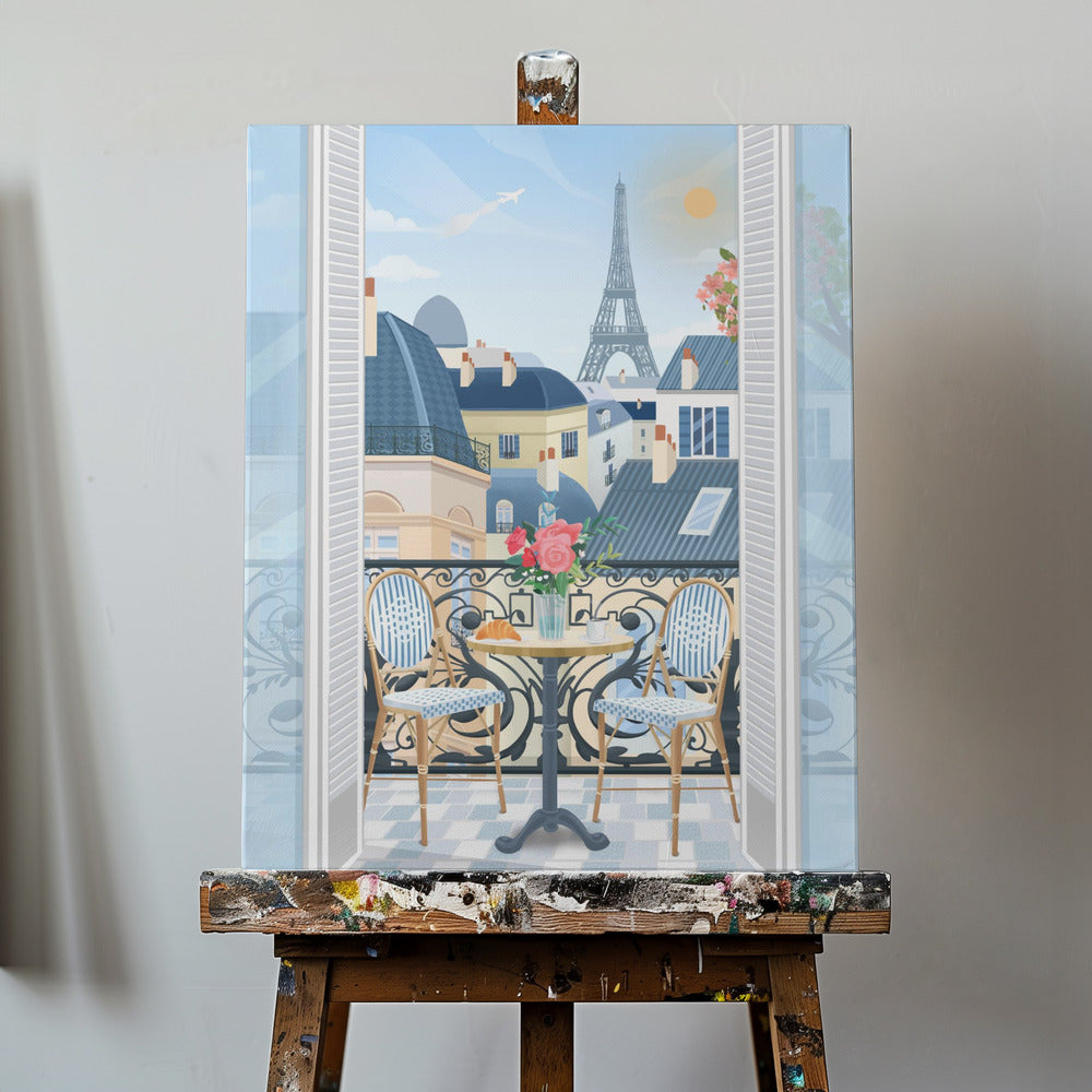Pariisin terassi | Canvastaulut