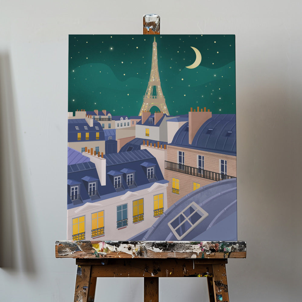 Paris at Night | Canvas