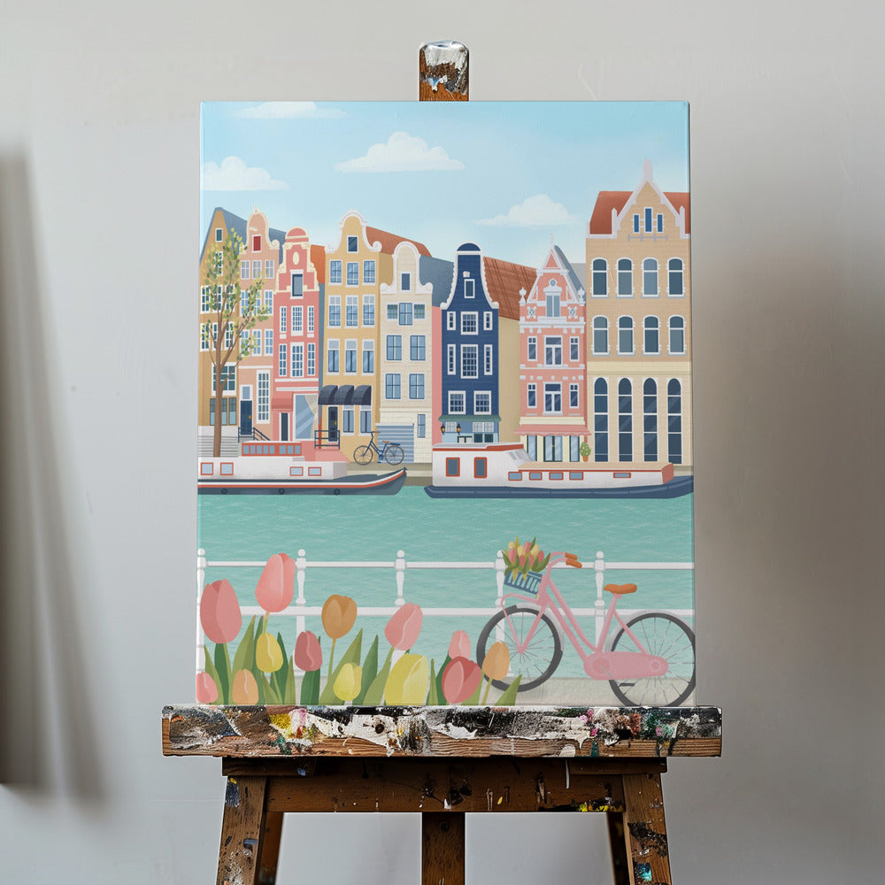Amsterdam By | Lærredsbilleder