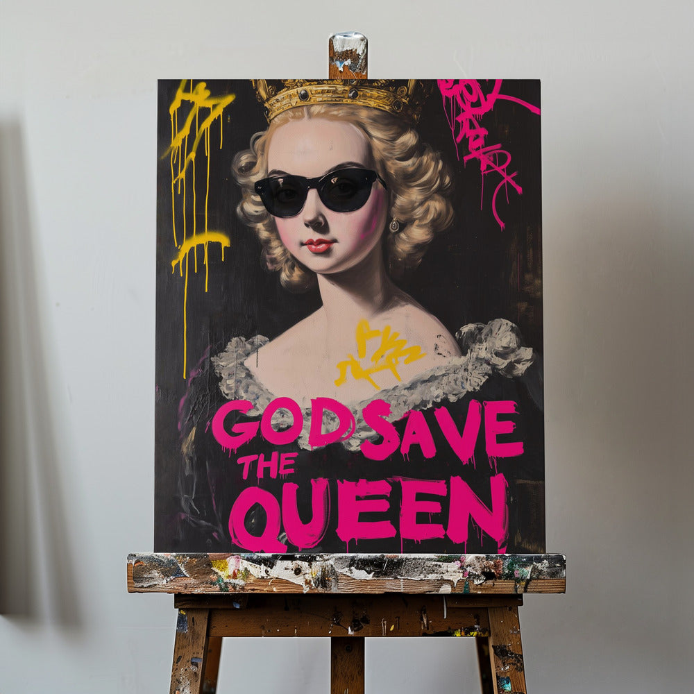 Jumala varjele kuningatarta | Canvastaulut