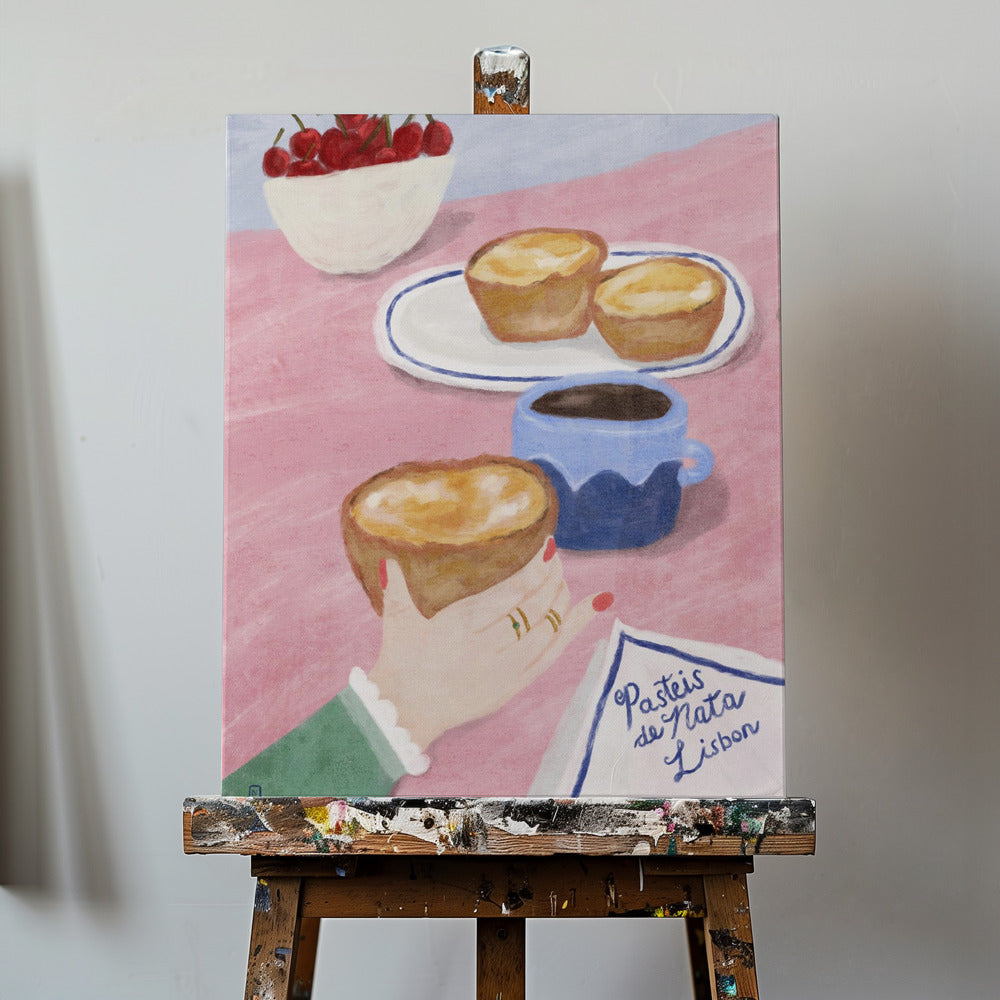 Z miłością z Lizbony - Jedzenie i sztuka podróży | Wydruki na łótnie