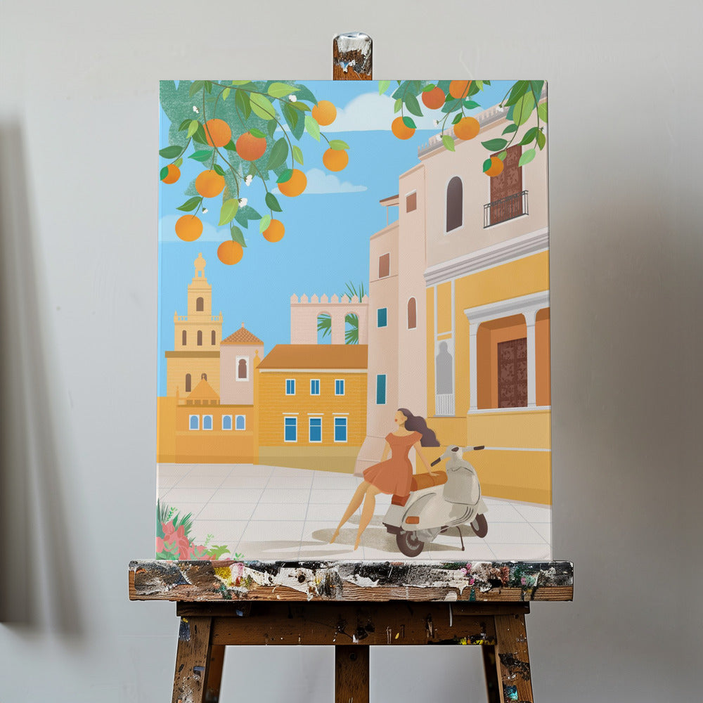 Sevillan appelsiinit, Espanja | Canvastaulut