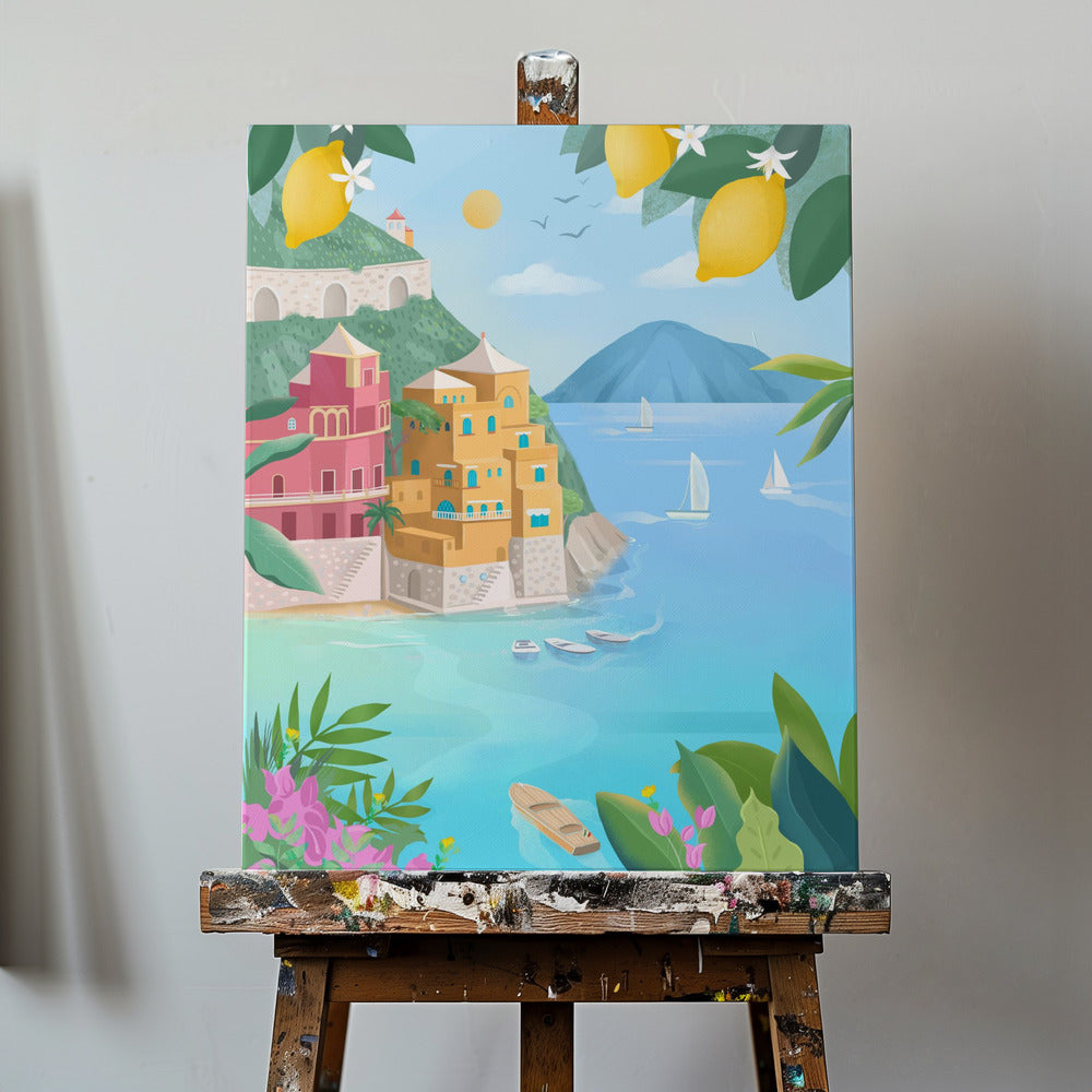 Portofino, Italia | Canvastaulut