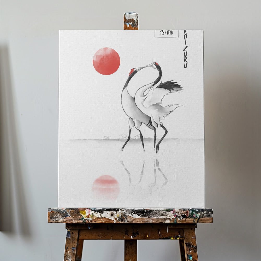 Love Cranes | Canvas