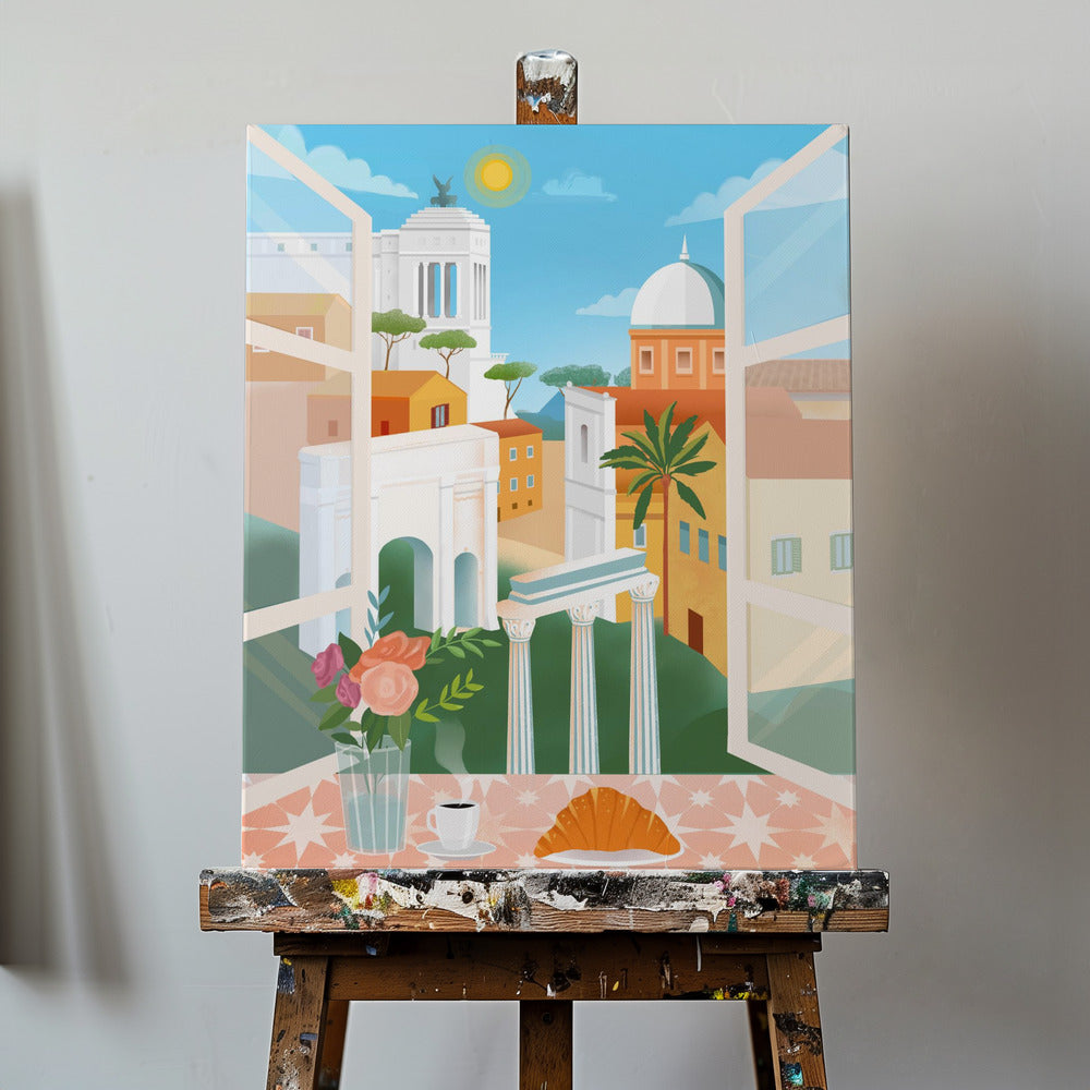 Emily en Roma | Impresiones en Lienzo