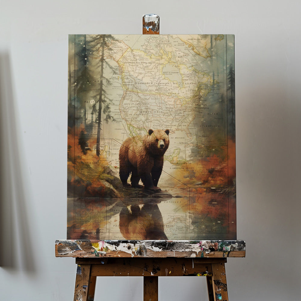 Niedźwiedź 2 | Wydruki na łótnie