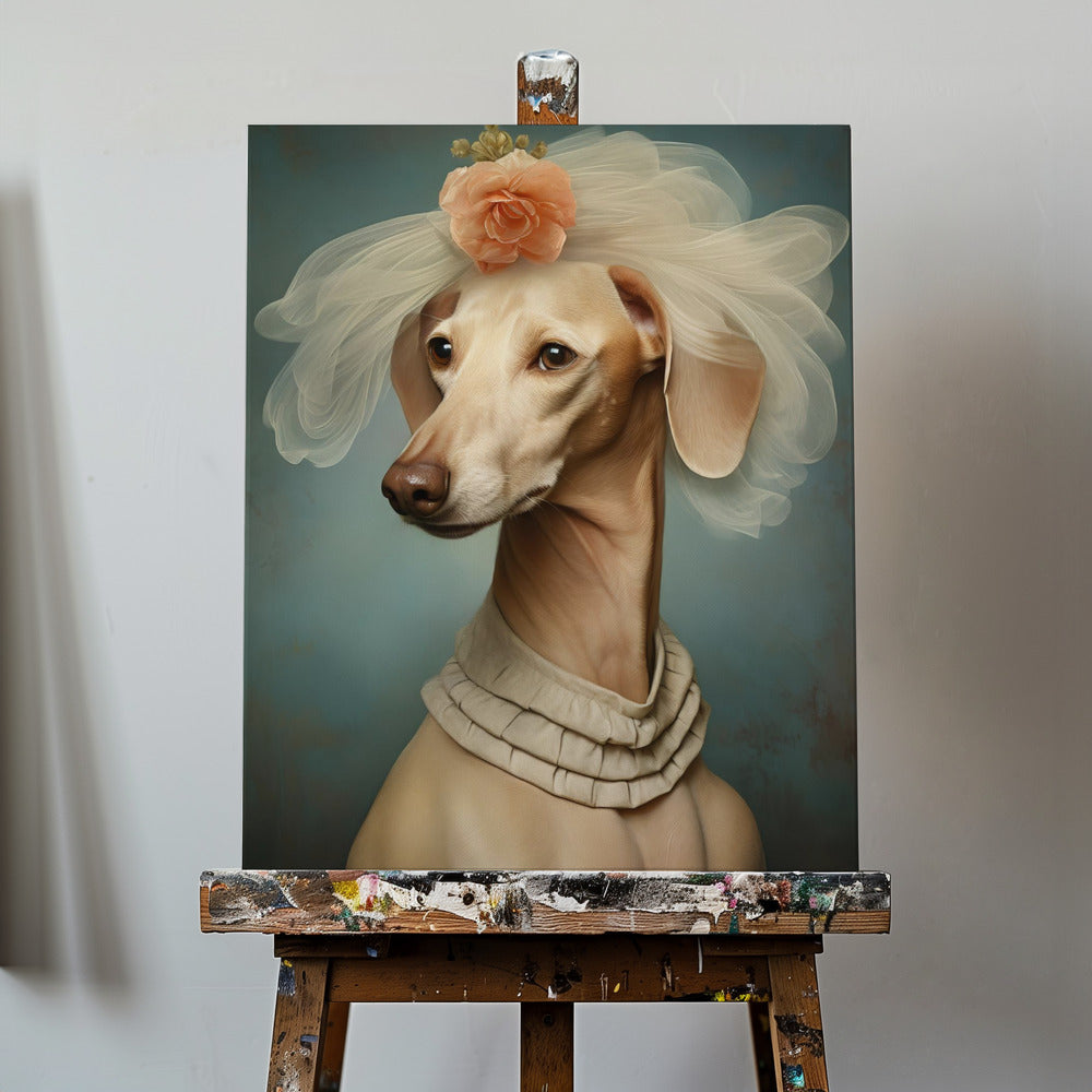 Chien Humain 0001 2024 Décembre Posters - Affiche Artistique Femme Chien 5. jpg | Tableaux sur Toile