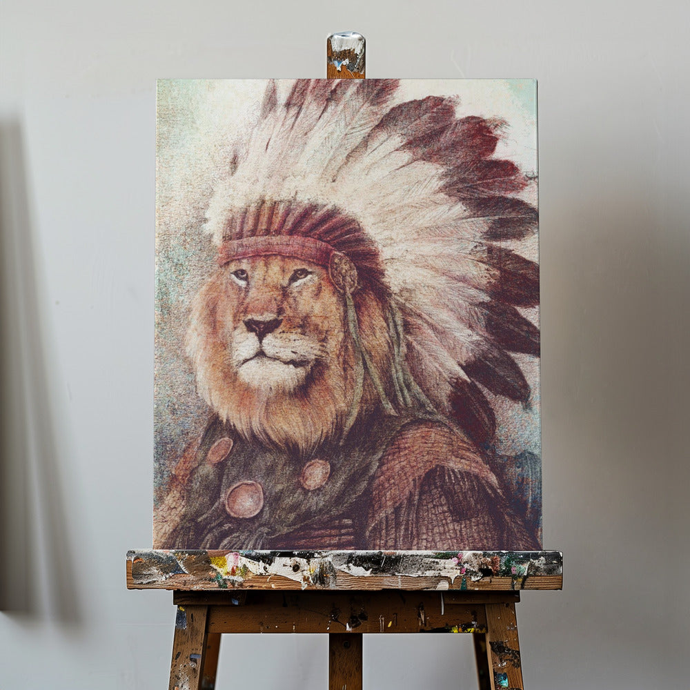 Majestätischer Löwe | Leinwand