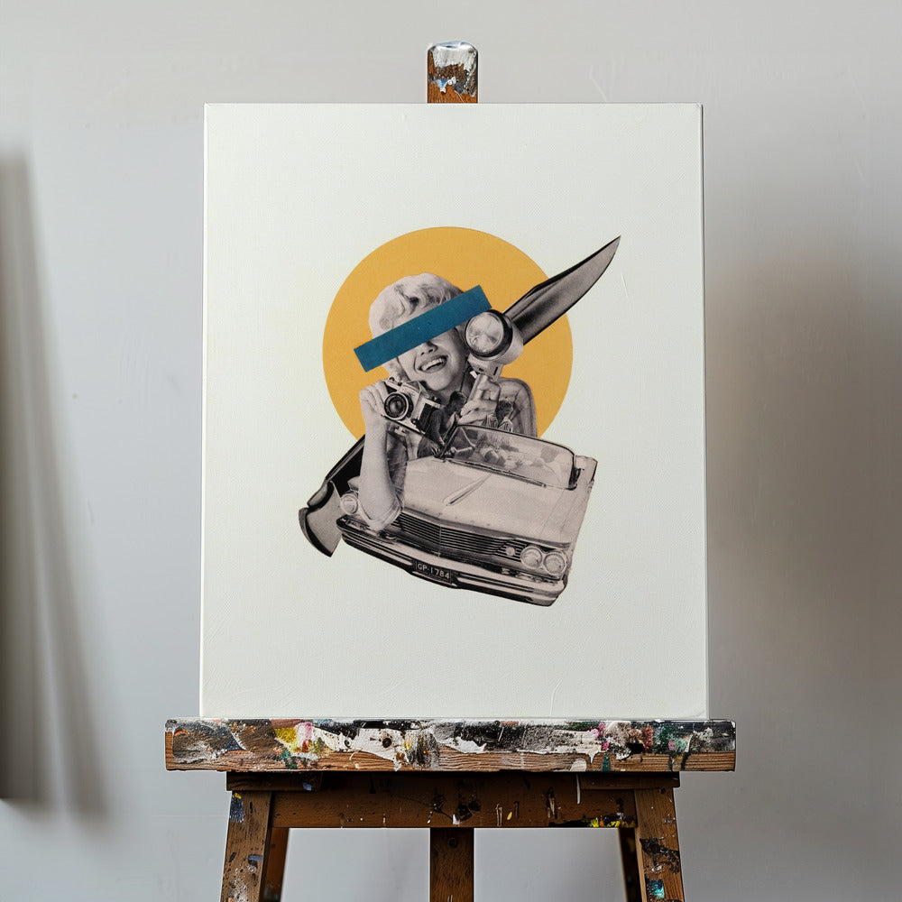 Retro-Abenteuer-Mix | Leinwand