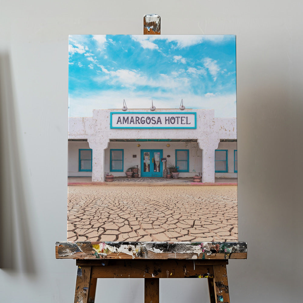 Historyczny hotel Amargosa i opera w Death Valley Junction w Kalifornii | Wydruki na łótnie