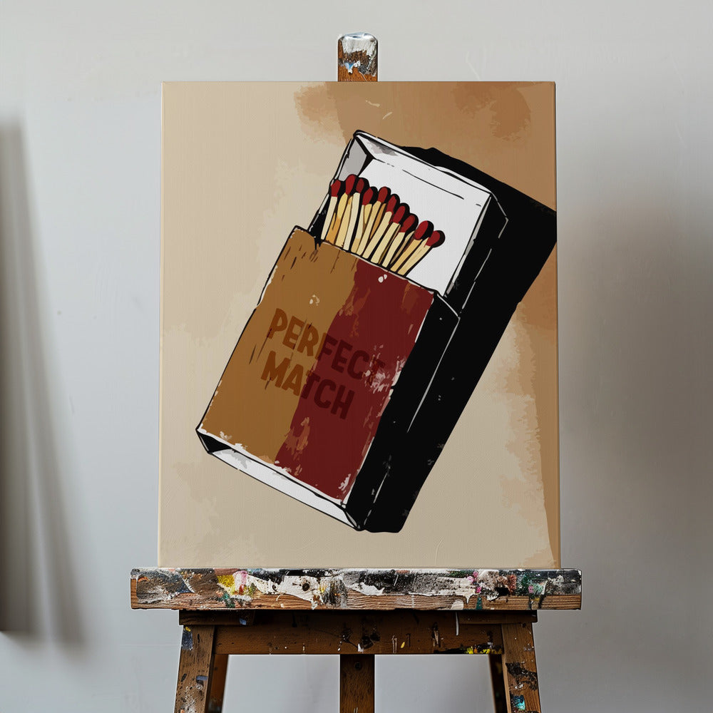 Zünde ein Streichholz an | Leinwand