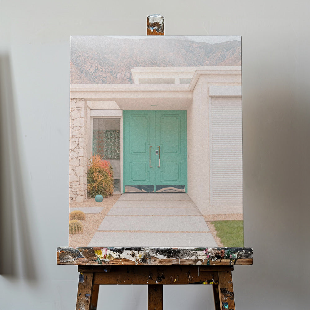 Turkoosi sisäänkäynti | Canvastaulut