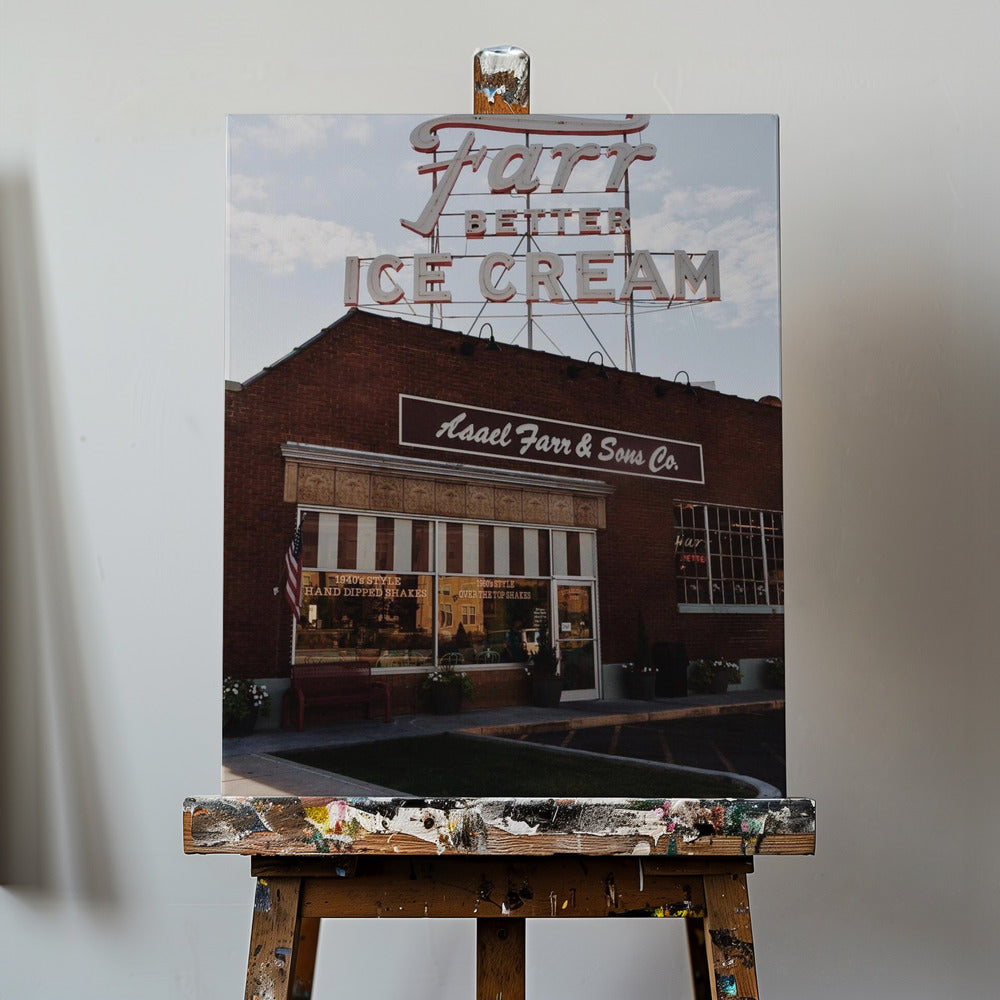 Gelato Farr Better | Stampe su Tela