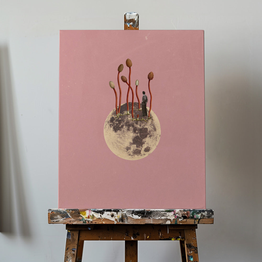 Mondwachstum | Leinwand