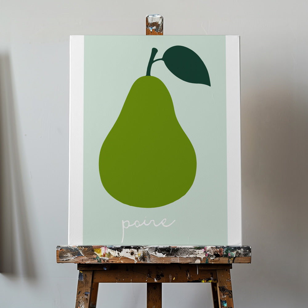 La Poire (Hellgrün) | Leinwand