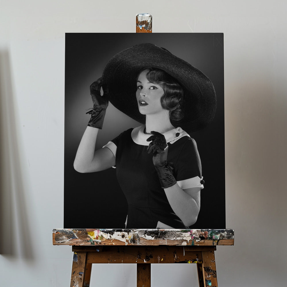 50' piękno i francuska elegancja | Wydruki na łótnie