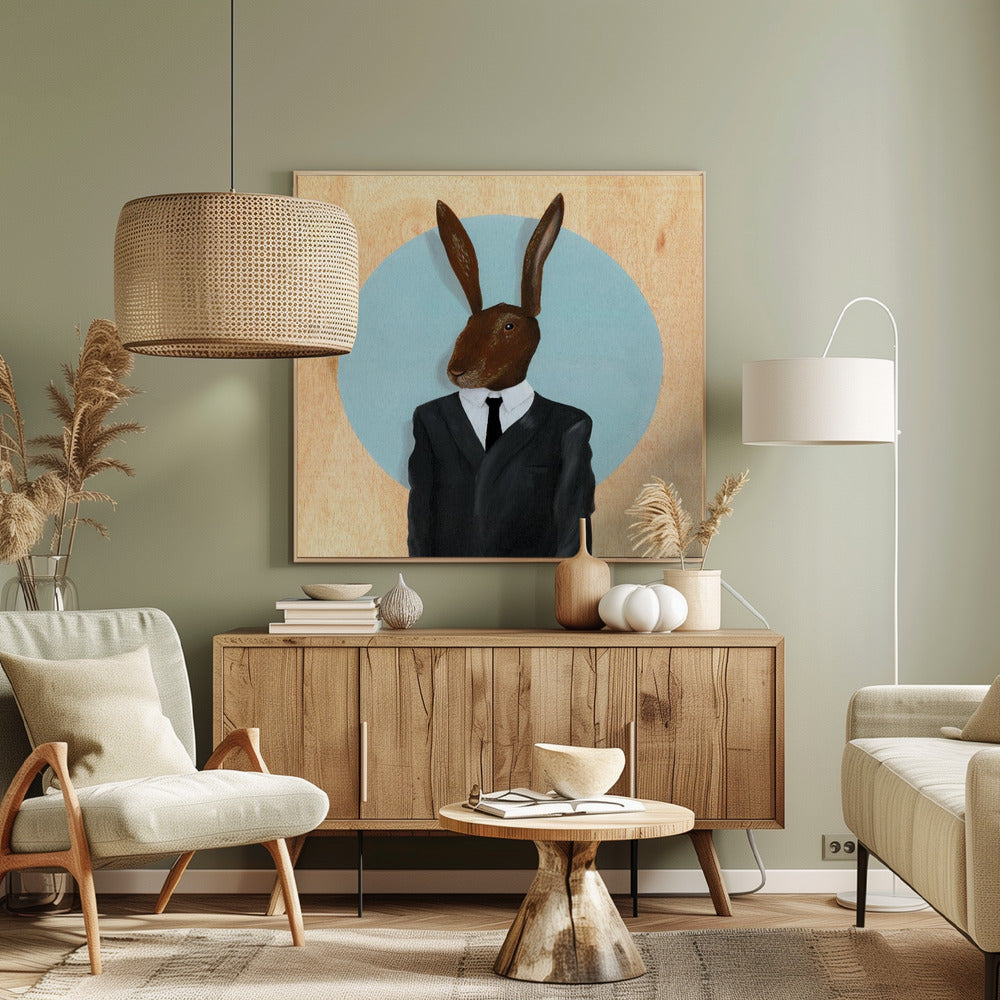 David Lynch Kaninchen | Leinwand-Bilder