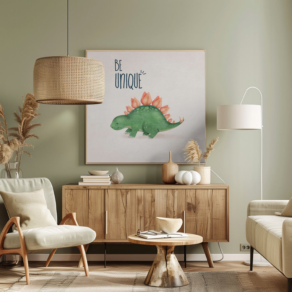 Dinosauriebladsyta Tatalos | Canvas