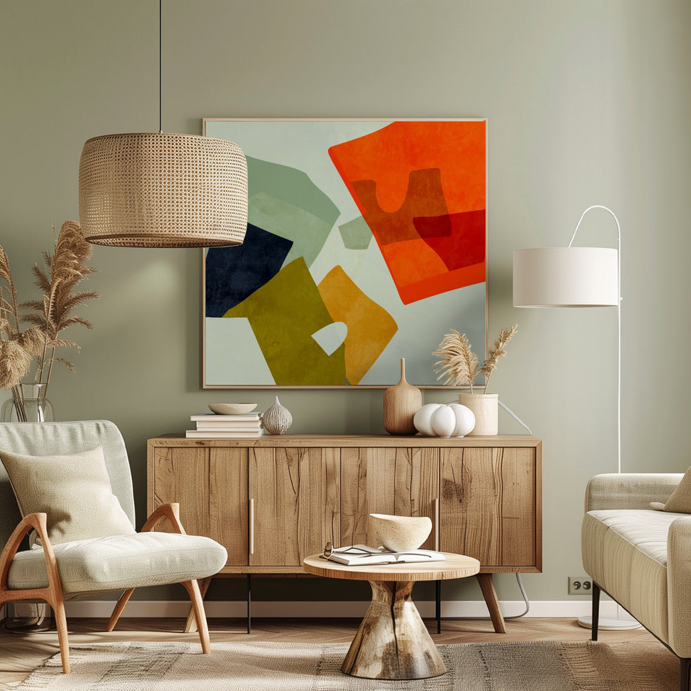 Kształty i linie 6 | Wydruki na łótnie