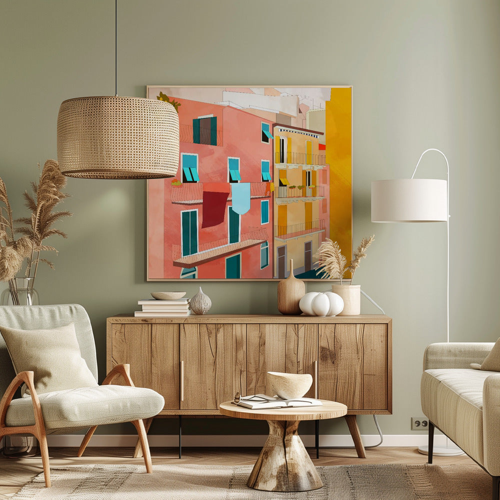 Pikku-Italian talot | Canvastaulut