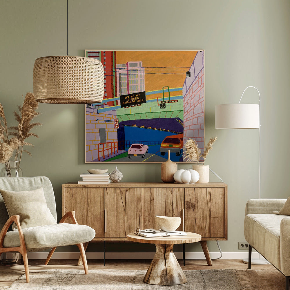 Wjazd do tunelu Holland | Wydruki na łótnie